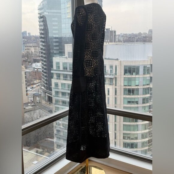 🆕 SIR THE LABEL 🧿 NWOT Rayure Long Sleeve Crochet Maxi Dress, Sz 1 US 4 - Picture 8 of 16